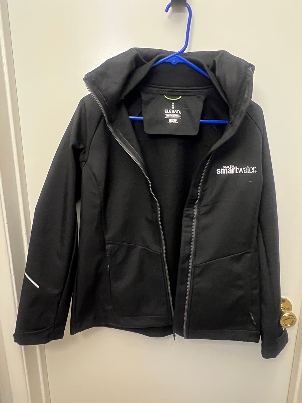 Elevate Black Softshell Jacket - Smartwater Logo